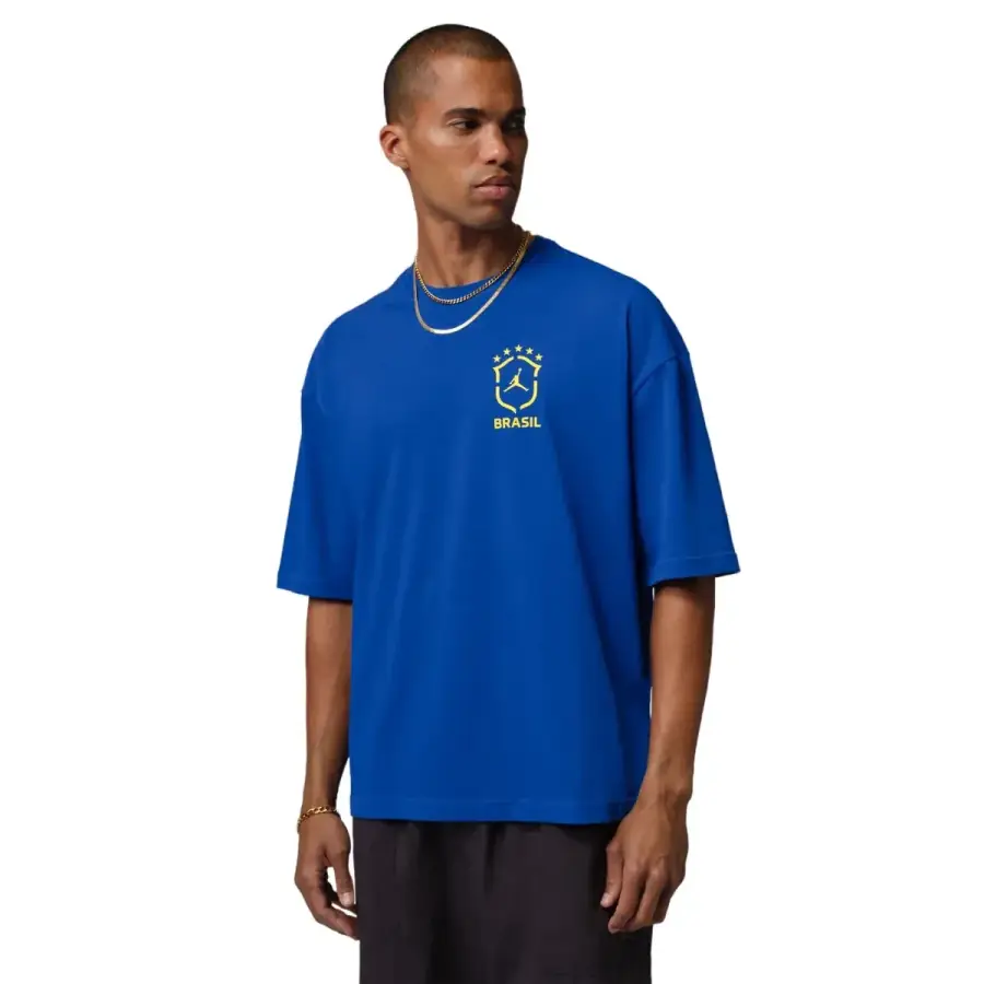 Jordan Brand + Brasil Futebol Air Jordan 85 Oversized Tee Old Royal