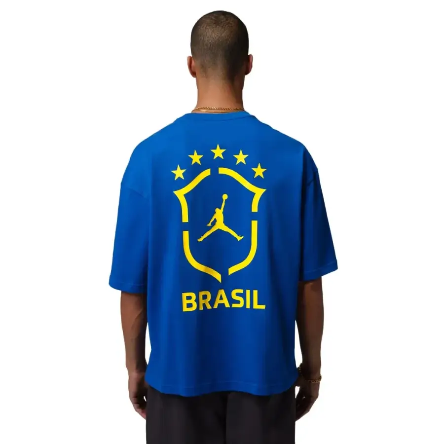 Jordan Brand + Brasil Futebol Air Jordan 85 Oversized Tee Old Royal 2