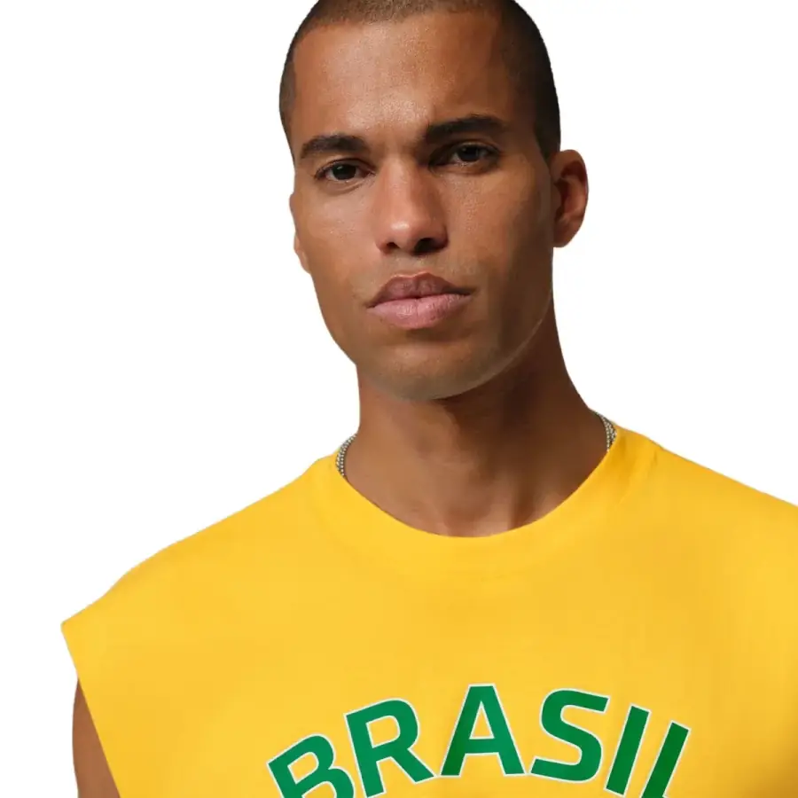 Jordan Brand + Brasil Futebol Sleeveless Graphic Tee Varsity Maize 4
